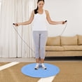 thumbnail image 1 of COOPHYA Thick Exercise Mat Jump Rope Mat TPE Sky Blue For Home Use 1Pack, 1 of 6