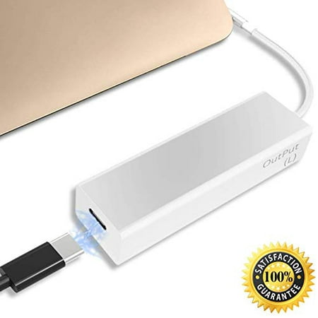 85W Charger Converter Compatible MagSafe L-Tip Style Replacement for MagSafe 1 Charging Power Adapter to USB Type C Female Applicable for MacBook Pro 15