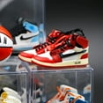 thumbnail image 3 of LAICAIW Sneaker Keychain Jordan's Retro ⅠShoes Key Chain for Men & Women (Red-1pair), 3 of 5