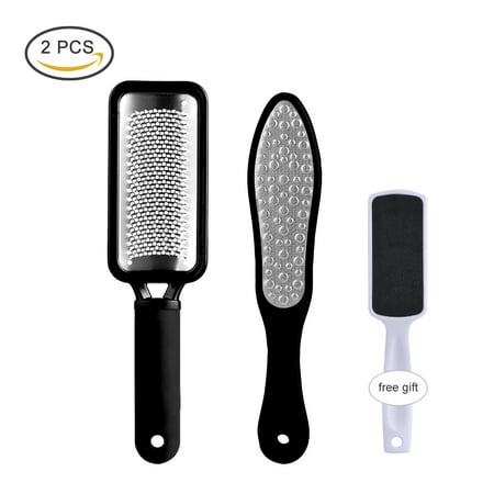 - Pretty See Professional Pedicure Foot File Set Feet Rasp Cracked Skin Corns Callus Remover, 1 Free Gift