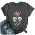 thumbnail image 3 of WILLBEST Shirt T - pour Femmes Haut Ample Imprimé Manches Courtes T-Shirt 5638, 3 of 3