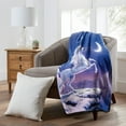 thumbnail image 5 of American Heritage Collection "Snow Limit" Royal Plush Raschel Throw Blanket, 50" x 60", 5 of 5