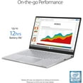 thumbnail image 2 of ASUS Chromebook C425 Clamshell Laptop, 14" FHD 4-Way NanoEdge, Intel Core m3-8100Y Processor, 4GB RAM, 128GB eMMC Storage, Backlit KB, Silver, Chrome OS, C425TA-AS348F, 2 of 2