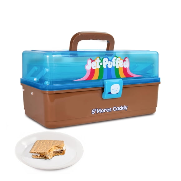 Porta s’mores iluminado con LED Nostalgia Jet-Puffed