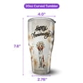 thumbnail image 5 of Happy Anniversary Brittany Spaniel Celebrates Wedding Love Family Party 30oz Stainless Steel Tumbler Insulated Cup with Lid Brittany Dog Lover Gifts Idea - 01015, 5 of 5