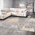 thumbnail image 2 of Pasargad Home  Modern Collection Silk & Wool Area Rug, Grey Grey 10' x 14' 10' x 14', 2 of 4