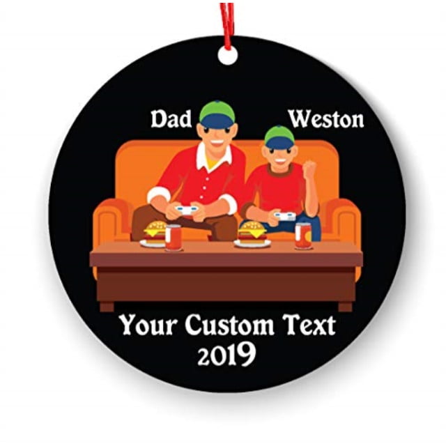 father son christmas ornaments