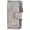 Gray, variant on Spencer Wallet for Women Lady Clutch Leather Zip Purse Large Capacity Credit Card Holder with ID Window, Brown