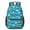 Excavator and Crane Blue Pattern, variant on Excavator and Construction Worker 17" Waterproof Oxford School Backpacks for Teens, S-Shape Padded Straps, for School, Travel, Hiking, Camping