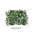 thumbnail image 2 of EGYMEN Retractable Garden Fence, Expandable Outdoor Privacy Screen, Adjustable Greenery Fence, Versatile Artificial Plant Barrier, 2 of 5