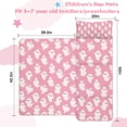 thumbnail image 5 of Sweet Ghost Halloween Pattern Toddler Nap Mats for Kids Preschool,50"x20" Sleeping Mat Bag or Kids,Toddler Sleeping Bag,Toddler Nap Mat or Daycare, 5 of 6