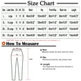 thumbnail image 3 of Njagoc3 Spring/Fall Essential: Womens Printed Elastic Waist Pants - Straight Leg Design 9/10 & Full Length Soft Fabric All-Day Comfort, 3 of 6