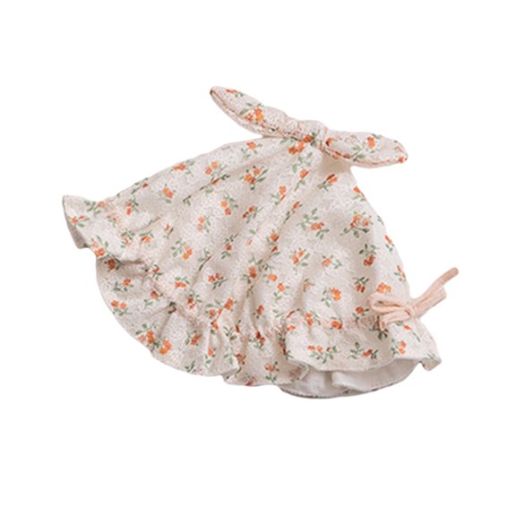 Baby Girl Hat Breathable Sun-protection Quick-dry Adjustable Baby Floral Fisherman Hat for Camping