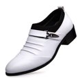 thumbnail image 3 of YUEHUA Mens Dress Shoes Casual Business Oxford Derby Orthopedic Leather Shoes Simple Lace-up Walk Loafers Flats Shoes for Men, 3 of 9