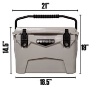 Fatboy 20 Quart Roto Molded Hard Sided Cooler Sand (Tan)