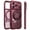 Burgundy, variant on MAGIC JOHN for iPhone 18 /17 Pro Max Phone Case, Airbag Shockproof Mil-Grade Drop Proof, 18N Magnetic, 360° Rotatable Kickstand