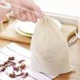 thumbnail image 4 of QUTETN 5 Pcs Cheesecloth Bags for Straining Reusable Cotton Filter Bags Large Fine Mesh Bags 20*25cm, 4 of 7