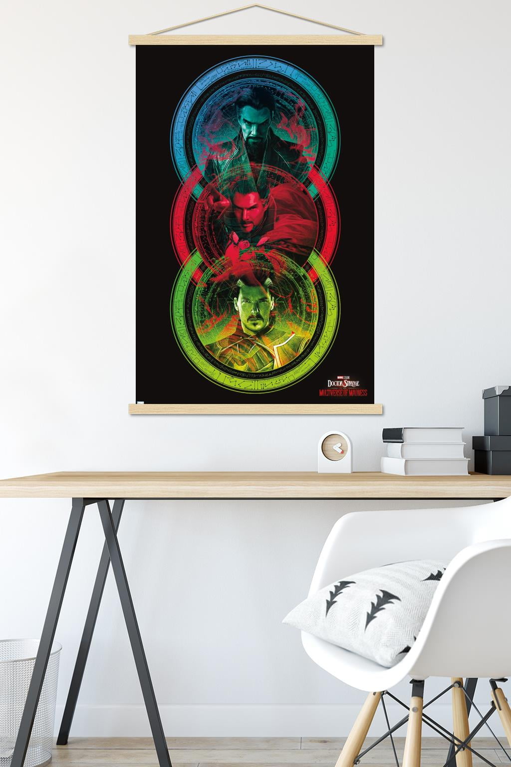 Marvel Doctor Strange in the Multiverse of Madness - Tricolor Wall Poster with Magnetic Frame, 22.375" x 34"