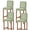 Grass Green, variant on Gray Geometric Bar Stool Cover Set of 6, Black Greek Key Design Burlap Modern Art Stretch Bar Chair Cover, Removable Washable Pub Counter Stool Chair Slipcover for Kitchen Dining Room Pub Cafe