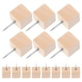 thumbnail image 1 of Minkissy 100Pcs Marking Tacks Wood Tacks for Fixing Notes and Photos at School, 1 of 4