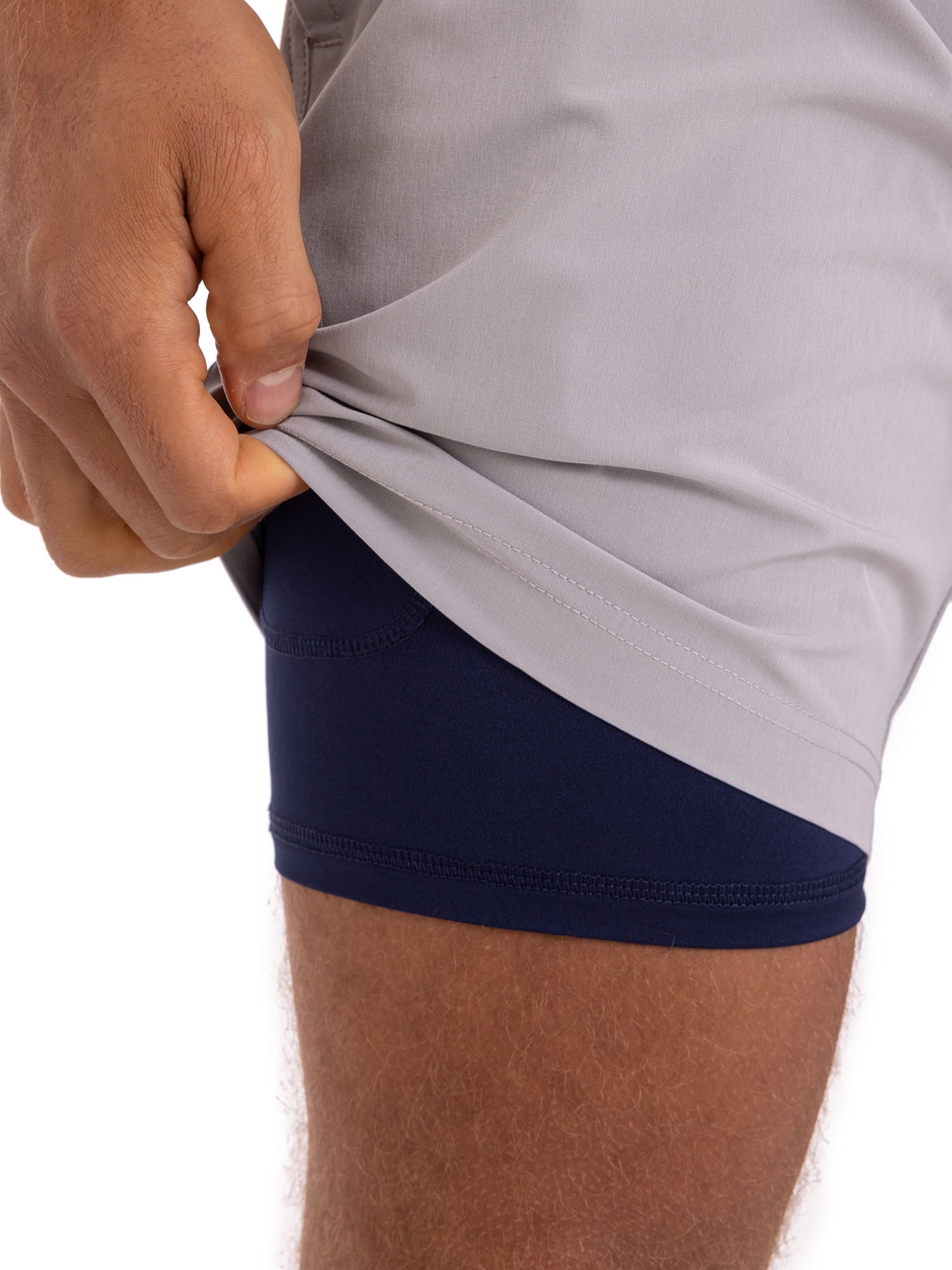 U.S. Polo Assn. Men's & Big Men's Compression Lined Swim Trunks, 7" Inseam, Sizes S-3XL