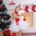 thumbnail image 6 of MHZLDYZ Spring Dresses for Girls 10-12 Kids Girls Christmas Snowman Playing Costume Sleeveless Casual Holiday White Dress(B,XL), 6 of 9