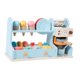 thumbnail image 4 of Juguete de helado de madera, juego de cocina, tienda, juego de simulación, juguetes de comida, mostrador de helado 3 en 1 para niñas y niños, mayores azul, 4 of 9