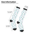 thumbnail image 4 of Haiem Dachshund Dog Puppy Socks, Funny Novelty Crazy Design Cotton Socks Sports Socks Knee High Socks For Men, Women,1Pairs - Gift For Working Friends, 4 of 8