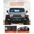 thumbnail image 4 of VEVOR Front Bumper Compatible with 1987-2006 Jeep Wrangler YJ TJ with LED Light, 4 of 9
