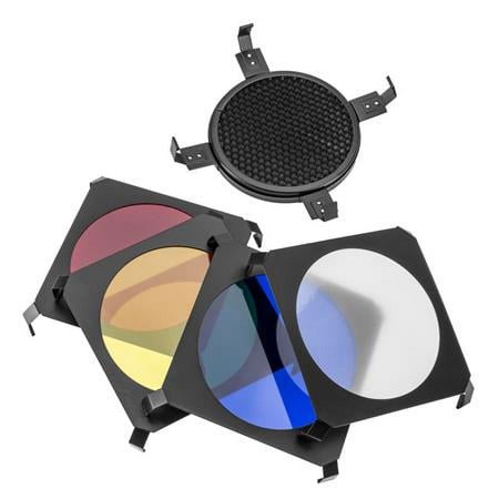 UPC: 0410000014202 | Honeycomb with Color Filter Set for Flash  Red  Blue  Yellow and Green