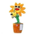thumbnail image 5 of Singing And Dancing Green Sun Flower Toy Simulation Sunflower Dancing Playing Saxophone Bluetooth Mu, 5 of 5