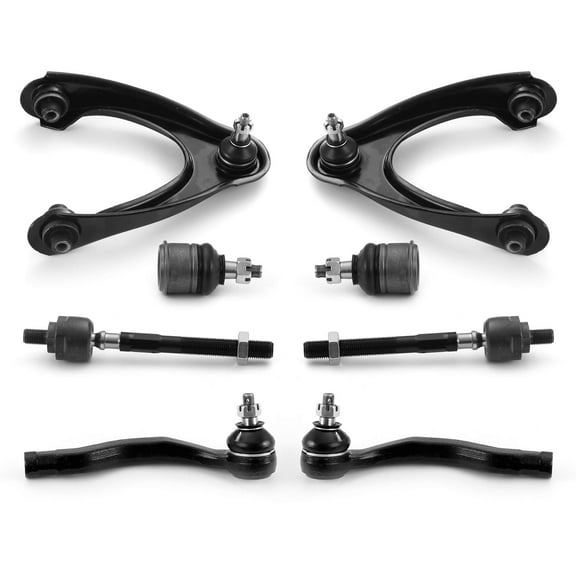 Metrix Premium Chassis Parts - 8 PC Front End Suspension Kit Fits 1997-2000 Acura EL, 1996-2000 Honda Civic, Replacement Ball Joints, Tie Rod Ends, Control Arms, Made in Europe