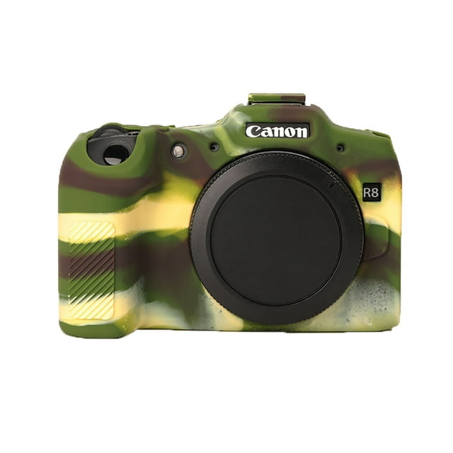 GadgetCom Camera Case Compatible with Canon EOS R8, Anti-Slip Soft Silicone Shell Protective Cover