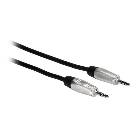 15' REAN 3.5mm TRS to 3.5mm TRS Pro Stereo Interconnect Cable