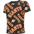 thumbnail image 2 of Youth Stitches Black San Francisco Giants Allover Team T-Shirt, 2 of 3