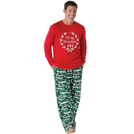 

Christmas Family Holiday Pajamas Matching Christmas Tops Pants Letter Sleepwear