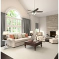 thumbnail image 4 of Hunter - Builder Indoor Ceiling Fan With Light, 52-inch, Brushed Nickel, Traditional-style, 3-speed WhisperWind Motor, 53237, for Living Rooms, Bedrooms, 4 of 14