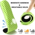 thumbnail image 3 of MINKUROW Elastic Shock Absorbing Height Increasing Sports Shoe Insoles,Soft Breathable Honeycomb Orthotic Replacement Inserts for Men & Women, 3 of 7