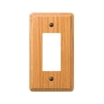 thumbnail image 2 of Plato de pared Amerelle Contemporary Wood Decorator, 1 banda, marrón, 2 of 2