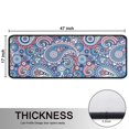 thumbnail image 5 of Kitchen Rugs Sets Of 2,Blue Paisley and Floral Pattern Anti Fatigue Kitchen Mat Rugs Non Slip Washable,Decorative Kitchen Floor Mats for Kitchen,Sink,Laundry,17"x47"+17"x47", 5 of 5