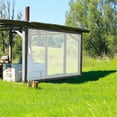 thumbnail image 2 of Daiosportswear Clearnance Clear Tarps In Multiple Sizes,UV & Weather Resistant Vinyl Coated PVC Tarps,Clear Tarps with Rustproof Gommets,Waterproof Greenhouse Tarp,Perfect for Curtains, 2 of 8