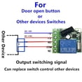thumbnail image 2 of Injueey DC 12V 1CH Módulo inalámbrico Universal RF Interruptor de control remoto Receptor Controlador Placa PCB Electrónica miscelánea, 2 of 6