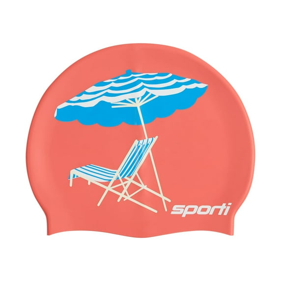 Sporti x Emma Weyant Silicone Swim Cap - Reduces Drag, Protects Hair, Easy On/Off