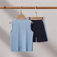 thumbnail image 4 of Auroural boys clothes size 8 sets Children's Round-Neck Sleeveless Breathable Top With Elastic Waist Shorts - Medium To Large Youth Sports Set, 4 of 9