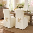 thumbnail image 2 of BrylaneHome Damask Set Of 2 Chair Covers, 2 of 6