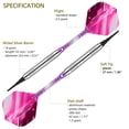 thumbnail image 4 of sanfeng Soft Tip Darts Set for Electronic Dart Board - 16g Darts Barrel Plastic Tip with 50 Rubber O-Rings + 6 Shafts + Extra 50 Replacement Soft Tips Accessories, 4 of 4
