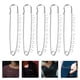 thumbnail image 5 of 5 broches circulares de seguridad plateados, clips para suéter, chal, imperdibles de seguridad resistentes con 10 bucles para mantas, suéteres, chales, faldas escocesas, manualidades, 5 of 8