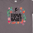 thumbnail image 4 of Inktastic Ballerina Dancer I Love Ballet Girls Toddler T-Shirt, 4 of 5