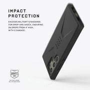 UAG Samsung Galaxy S24 Ultra Case 6.8 Civilian Black, Rugged Military Drop-Proof Impact Resistant Non-Slip Protective Cover