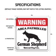thumbnail image 2 of SignMission 12 x 8 in. Boston Terrier Security Decal - Area Patrolled Pet Dog Owner Puppy Breeder Vet, 2 of 4
